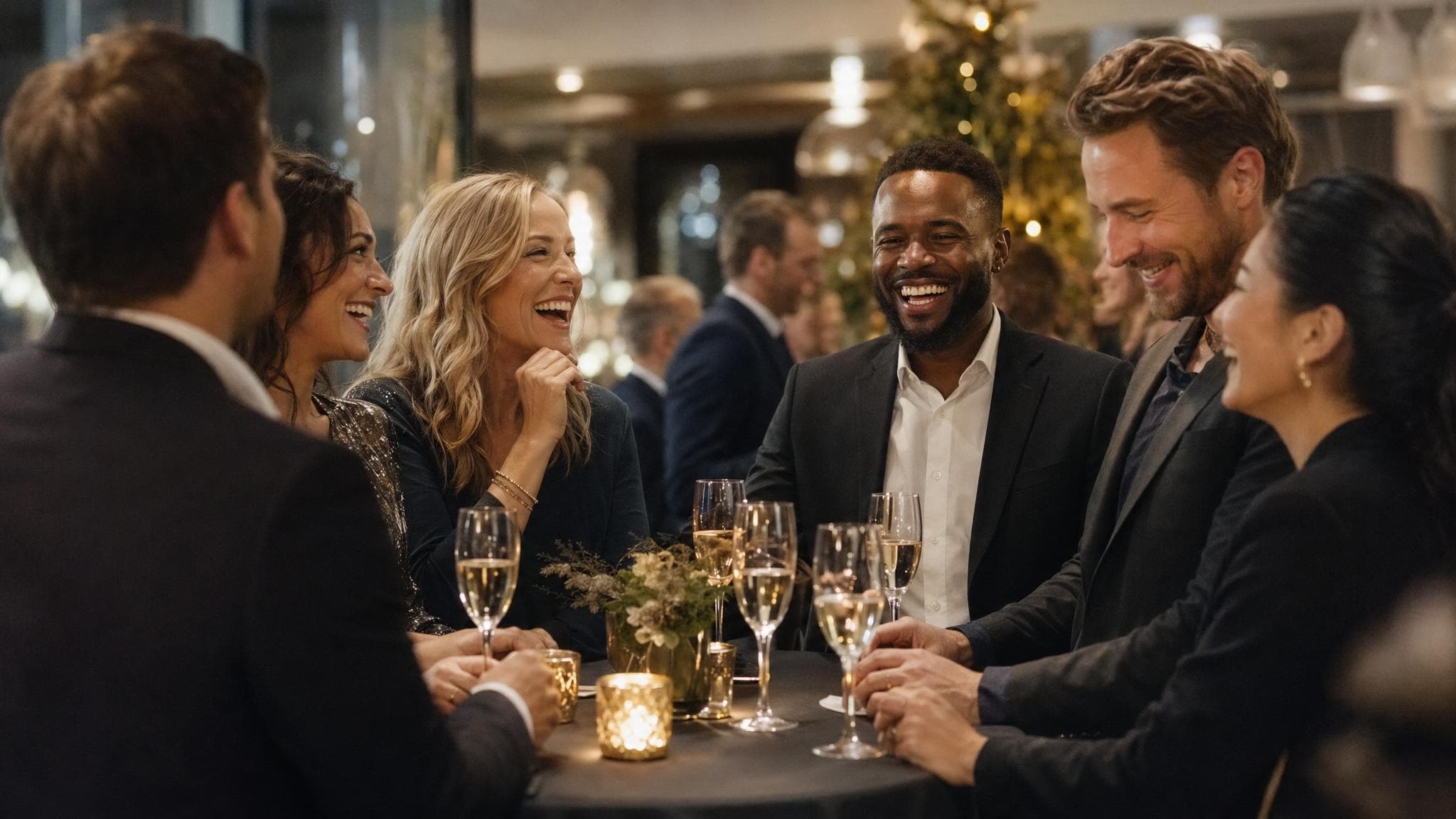 Une cérémonie et ses invités